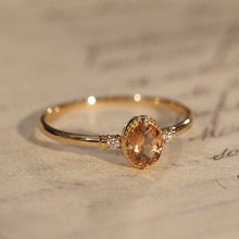 Load image into Gallery viewer, The Mystara Garnet Diamond Ring