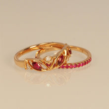 Load image into Gallery viewer, The Ruby Rubi Ring in Roseate