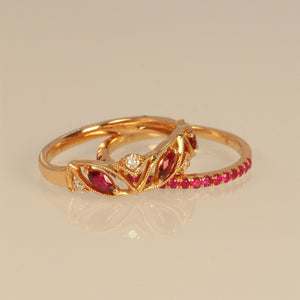 The Ruby Rubi Ring in Roseate