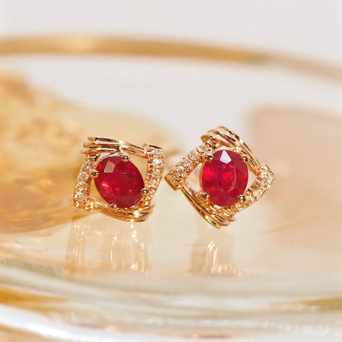 Ruby Haruki Earrings