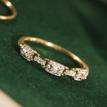 Load image into Gallery viewer, Diamond Baguette Block Ring