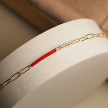 Load image into Gallery viewer, Red Enamel Bracelet