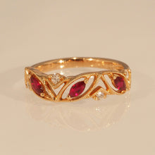 Load image into Gallery viewer, The Ruby Rubi Ring in Roseate