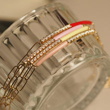 Load image into Gallery viewer, Baby Sakura Enamel Bracelet