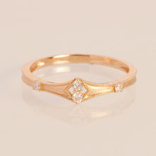 Load image into Gallery viewer, The Diamond Obi Ring in Roseate