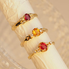 Load image into Gallery viewer, Songea Ruby Badge Ring