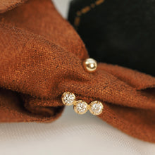 Load image into Gallery viewer, Diamond Smile Dangling Barbell Ear Stud