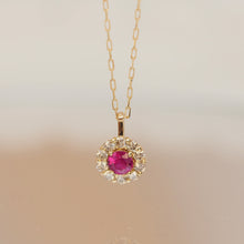 Load image into Gallery viewer, Ruby Gem Candy Necklace