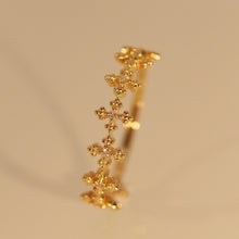 Load image into Gallery viewer, The Eternity Diamond Cross Ring