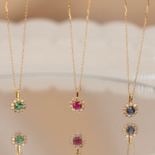 Load image into Gallery viewer, Emerald Gem Candy Necklace