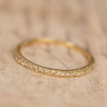 Load image into Gallery viewer, Diamond Band Line Ring