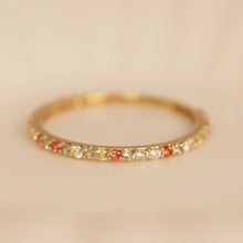 Load image into Gallery viewer, The Fancy Sapphire and Diamond Ring