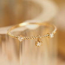 Load image into Gallery viewer, The Dangling Diamond Ring