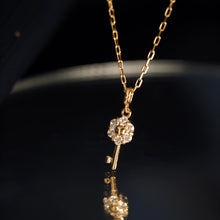 Load image into Gallery viewer, The Baby Diamond Key Necklace