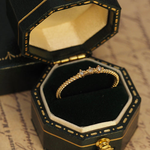 The Trio Diamond Wire Ring