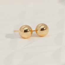 Load image into Gallery viewer, Golden Ball Stud Earrings