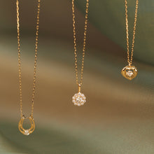 Load image into Gallery viewer, Diamond Diamond Gem Candy Necklace with Japan Cert (Heart and Cupid)