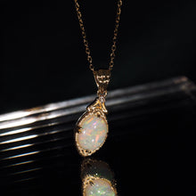 Load image into Gallery viewer, Opal Oval Necklace