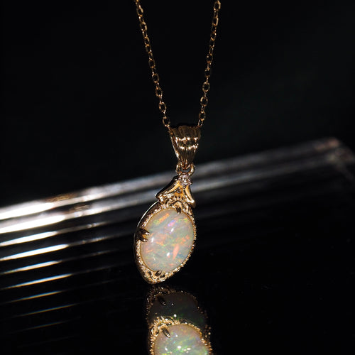 Opal Oval Necklace