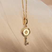 Load image into Gallery viewer, Diamond Starry Key Pendant (Removable Clasp)