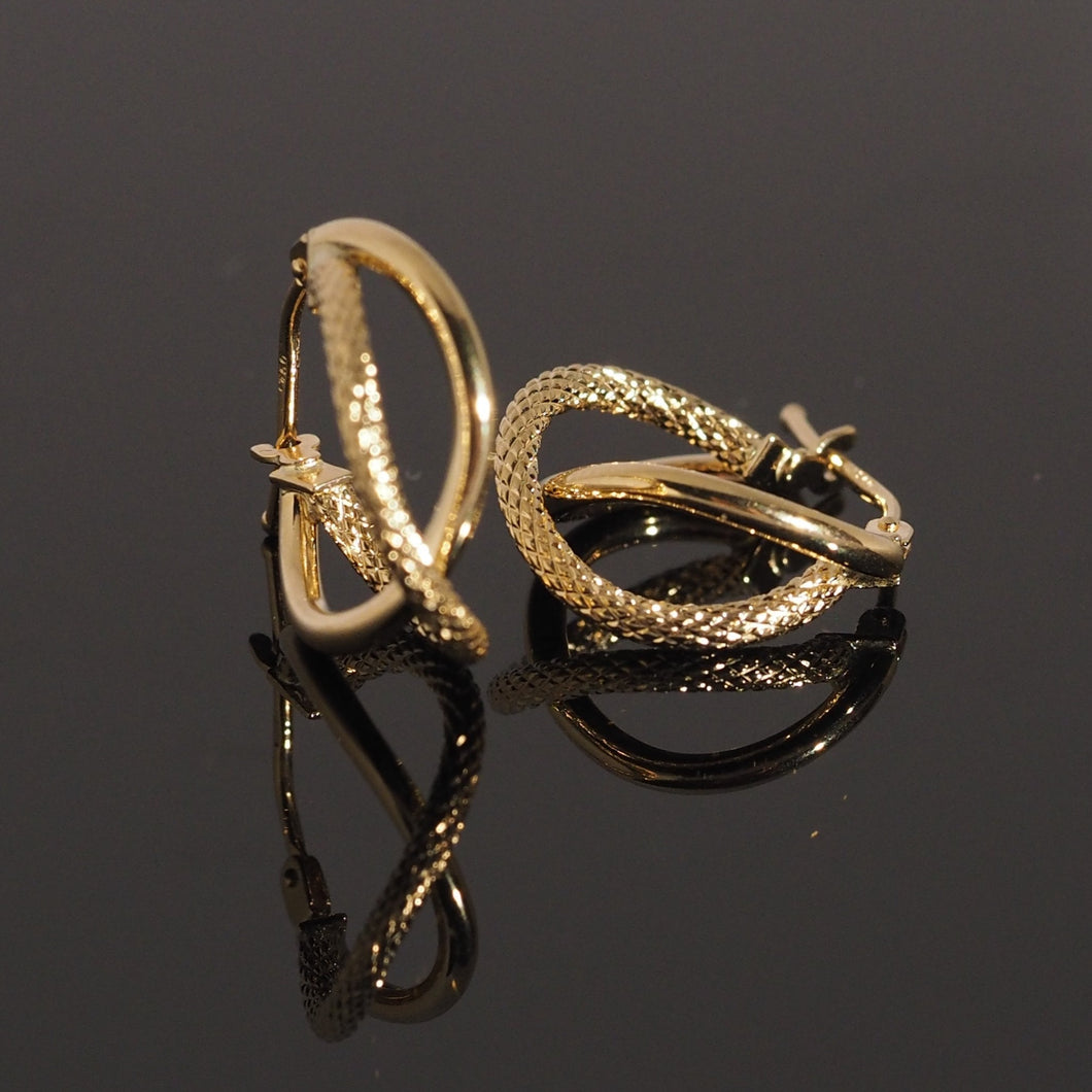 Freeform Hoop Earrings