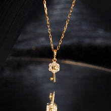 Load image into Gallery viewer, The Baby Diamond Key Necklace