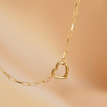 Load image into Gallery viewer, Golden Heart Buckle Link Chain Necklace