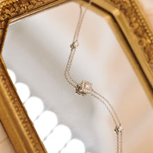 Load image into Gallery viewer, Diamond Square Diamond Twin Star Bracelet