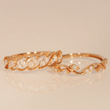 Load image into Gallery viewer, The Diamond Vine Ring in Roseate
