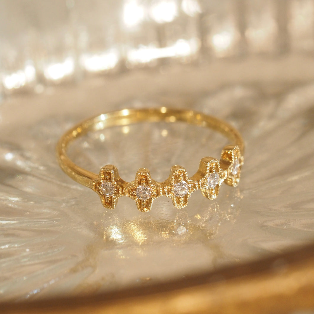 The Five Cross Diamond Ring