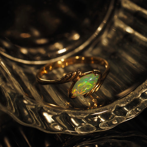 Opal Marquise Ring