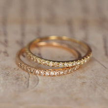 Load image into Gallery viewer, Diamond Band Line Ring