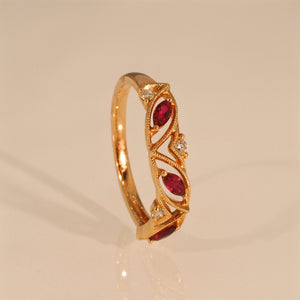 The Ruby Rubi Ring in Roseate