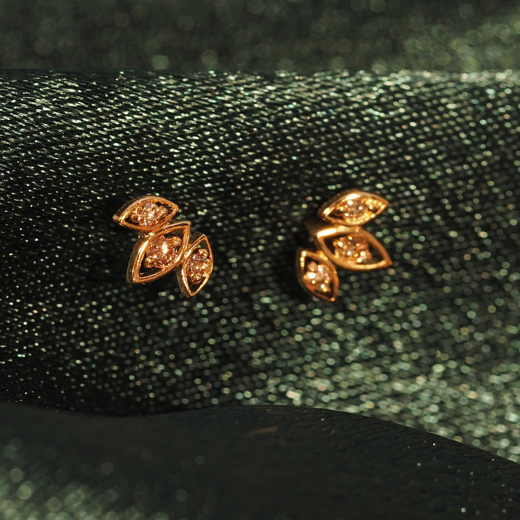 The Diamond Foliage Earrings