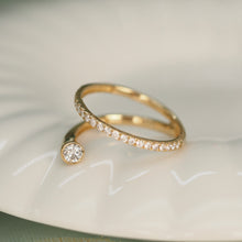 Load image into Gallery viewer, The Diamond Swirl Ring