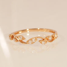 Load image into Gallery viewer, The Diamond Vine Ring in Roseate