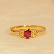 Load image into Gallery viewer, Songea Ruby Vintage Bow Ring