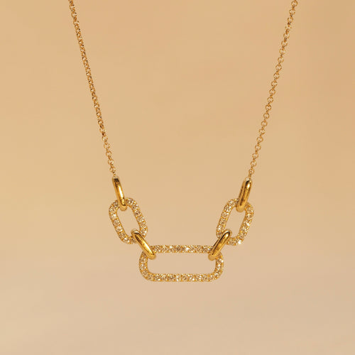 Link Chain Clip Necklace