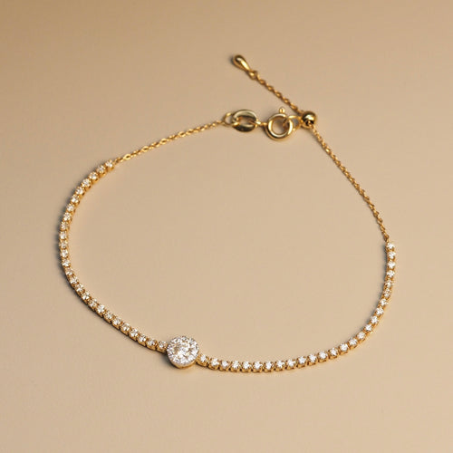 Diamond Gem Candy Diamond Band Bracelet