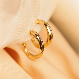 Golden Twist Earrings