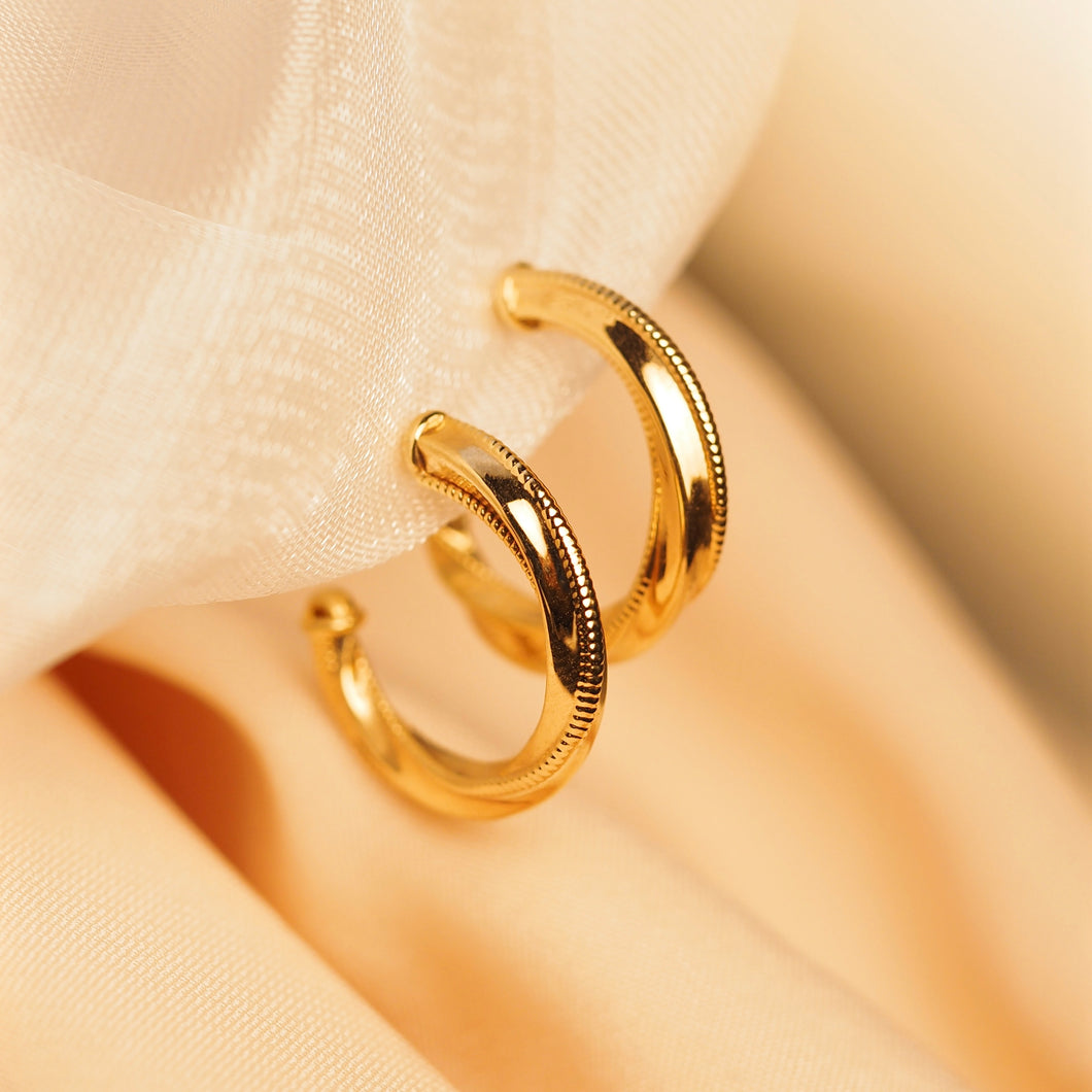 Golden Twist Earrings