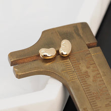 Load image into Gallery viewer, Golden Bean Stud Earrings