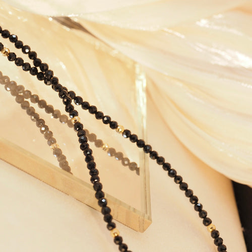 Black Spinel Necklace