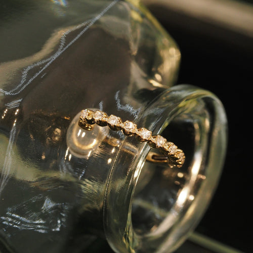 Diamond Connecting Dot Ear Cuff