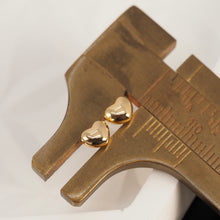 Load image into Gallery viewer, Golden Heart Stud Earrings