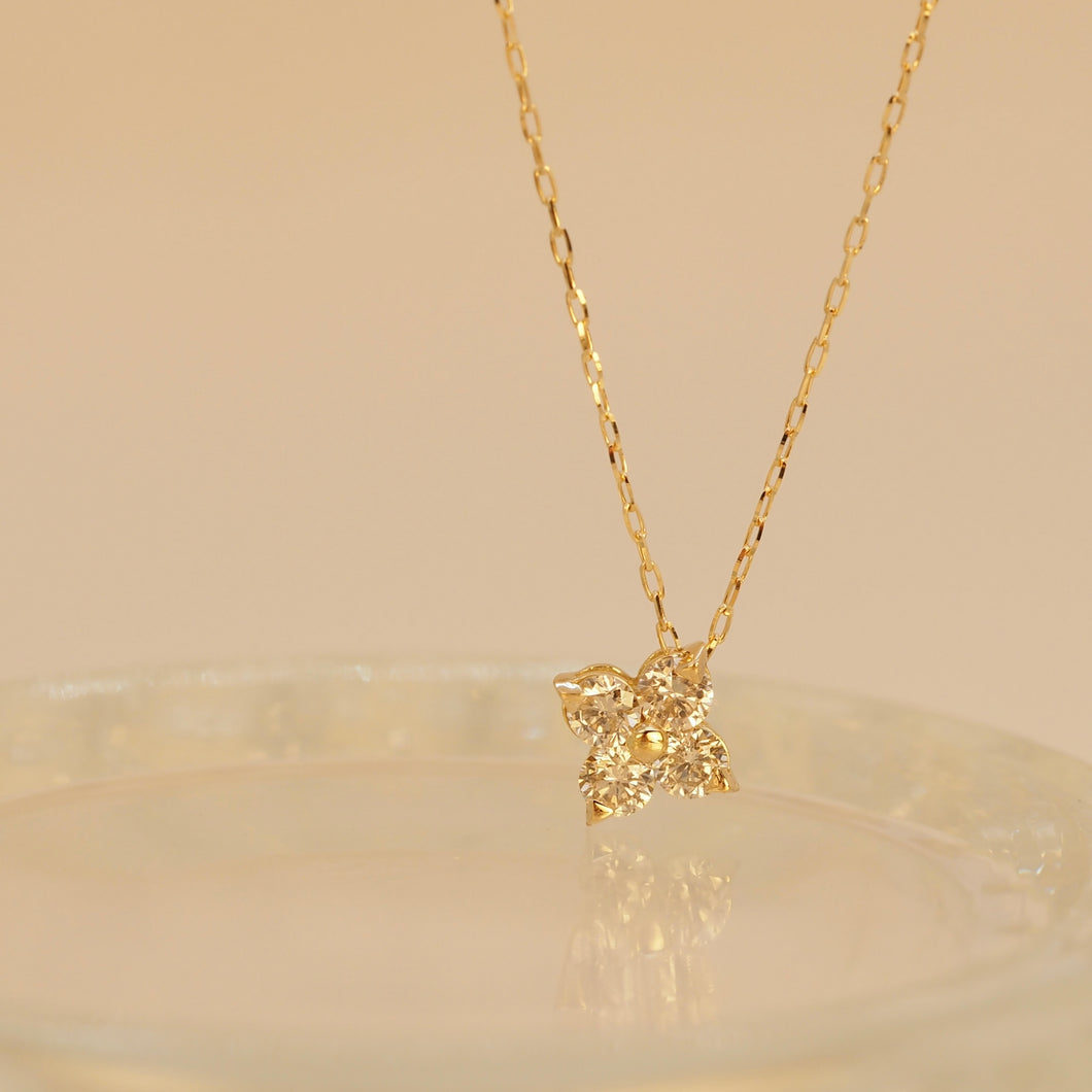 Diamond Clover Necklace