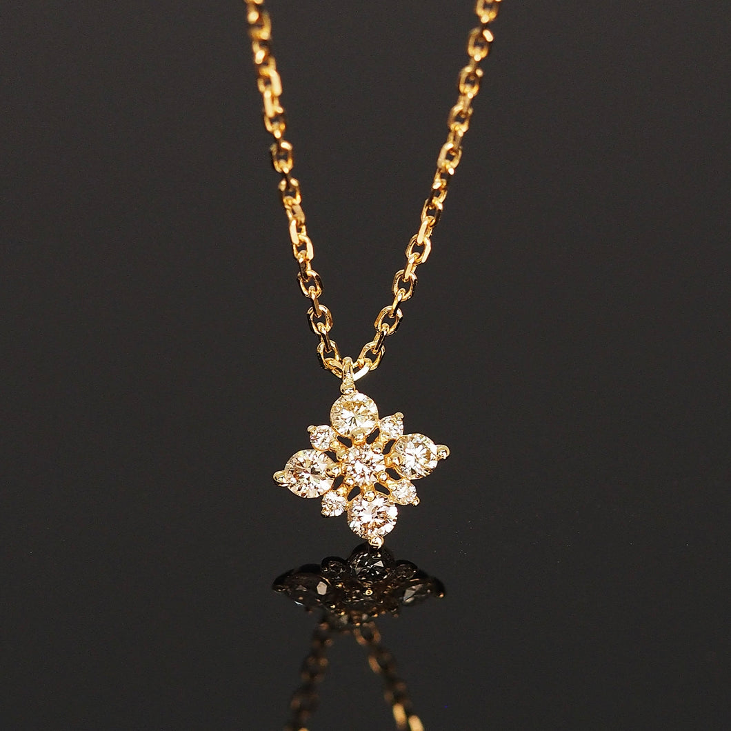 The Diamond Snowflakes Necklace