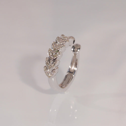 Diamond Fishbone Ear Cuff