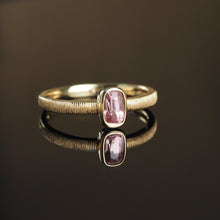 Load image into Gallery viewer, The Pink Spinel Matte Ring