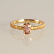 Load image into Gallery viewer, The Pink Spinel Matte Ring
